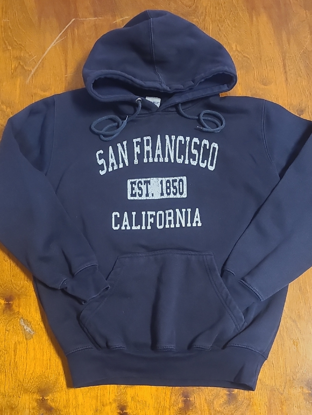 San Francisco California Navy Pullover Hoodie